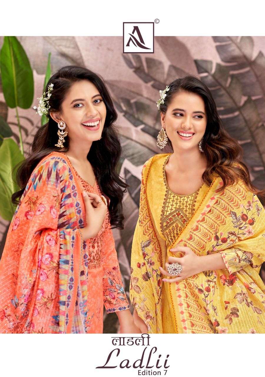 ALOK SUITS LADLI EDITION VOL 7
