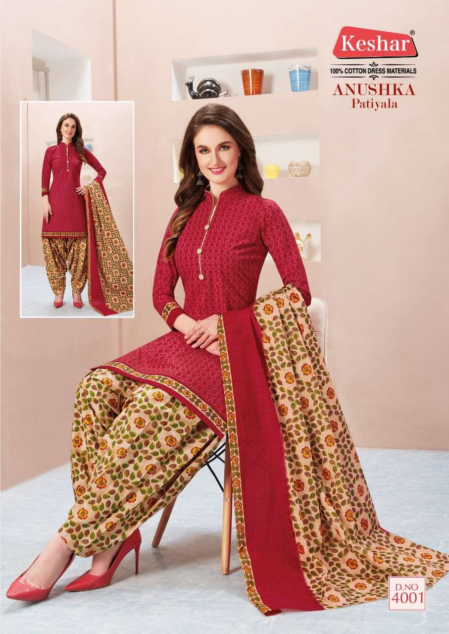 KESHAR ANUSHKA PATIYALA VOL 4  READY MADE 