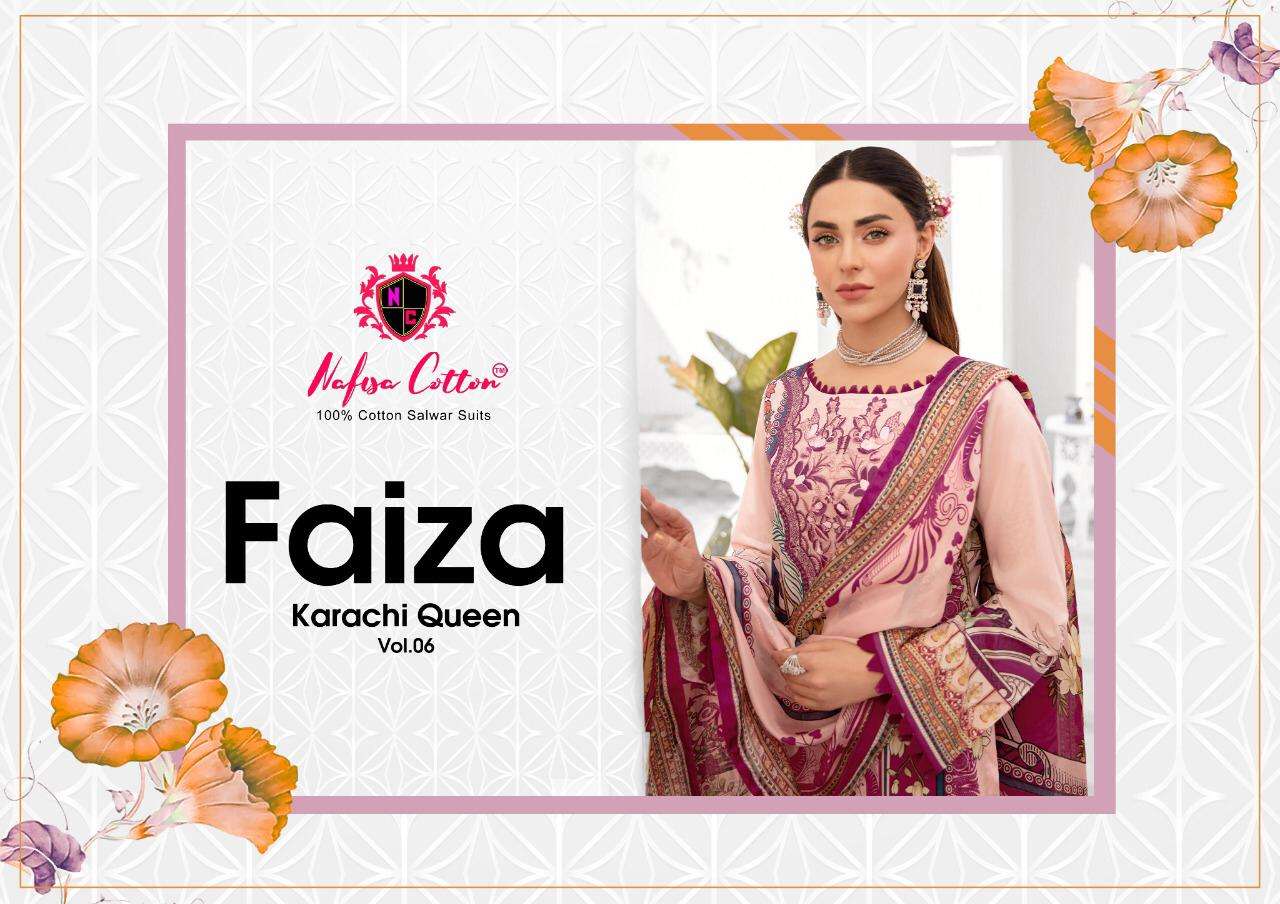 NAFISA COTTON FAIZA KARACHI QUEEN VOL 6