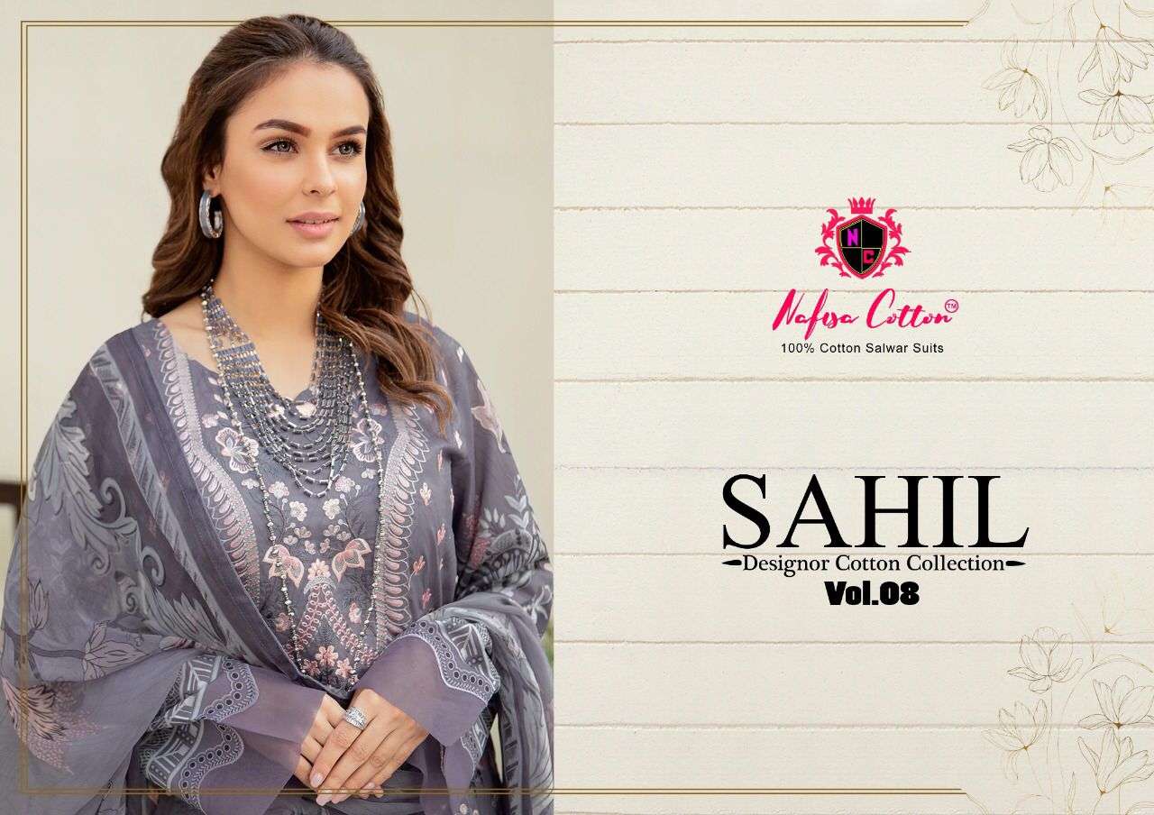 NAFISA COTTON SAHIL COTTON COLLECTION VOL 8