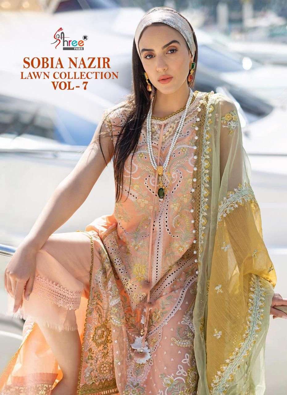 SHREE FABS SOBIA NAZIR LAWN COLLECTION VOL 7