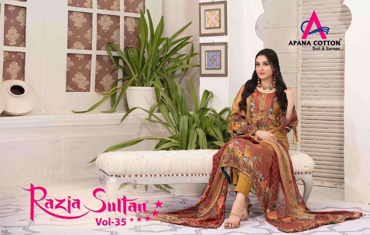 APANA COTTON RAZIA SULTAN VOL 35