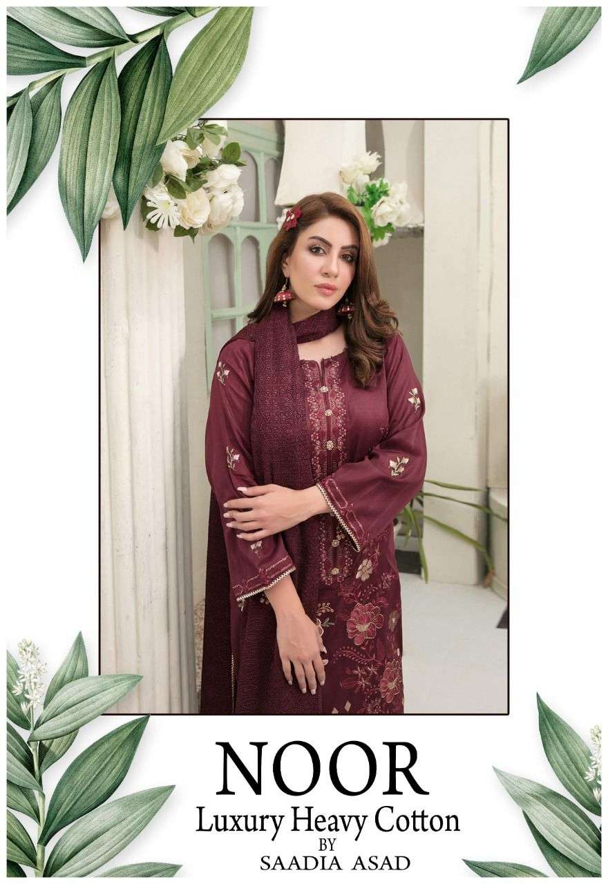 SAADIA ASAD NOOR LUXURY HEAVY COTTON