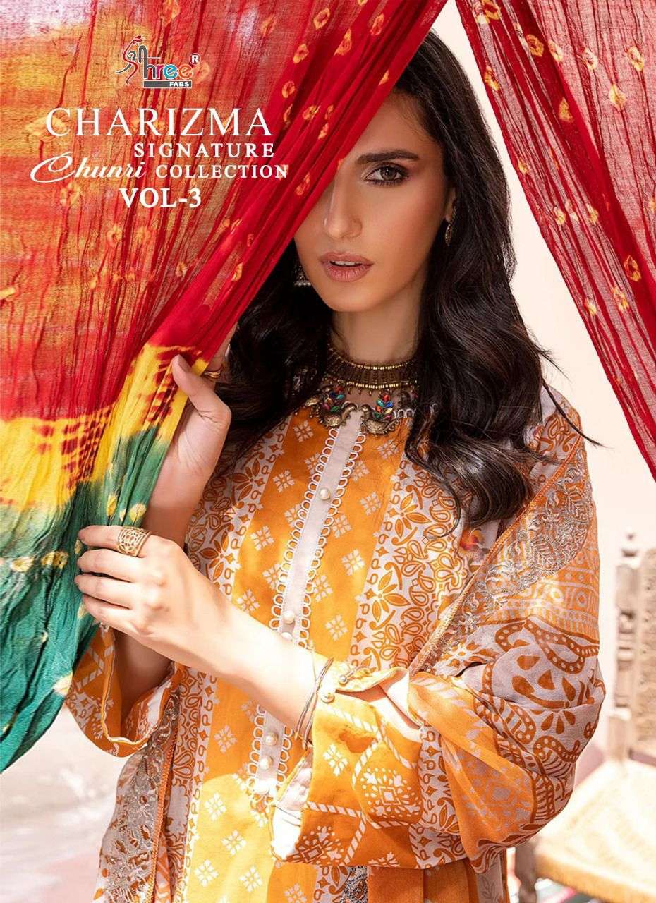 SHREE FABS CHARIZMA SIGNATURE CHUNRI COLLECTION VOL 3
