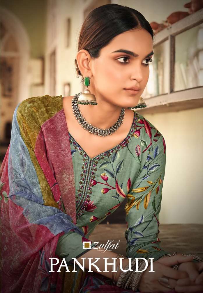 ZULFAT DESIGNER SUITS PANKHUDI 