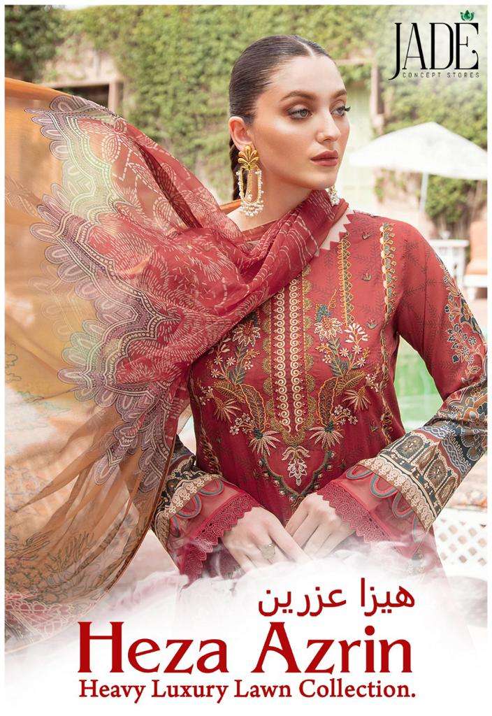 JADE HEZA AZRIN HEAVY LUXURY LAWN COLLECTION
