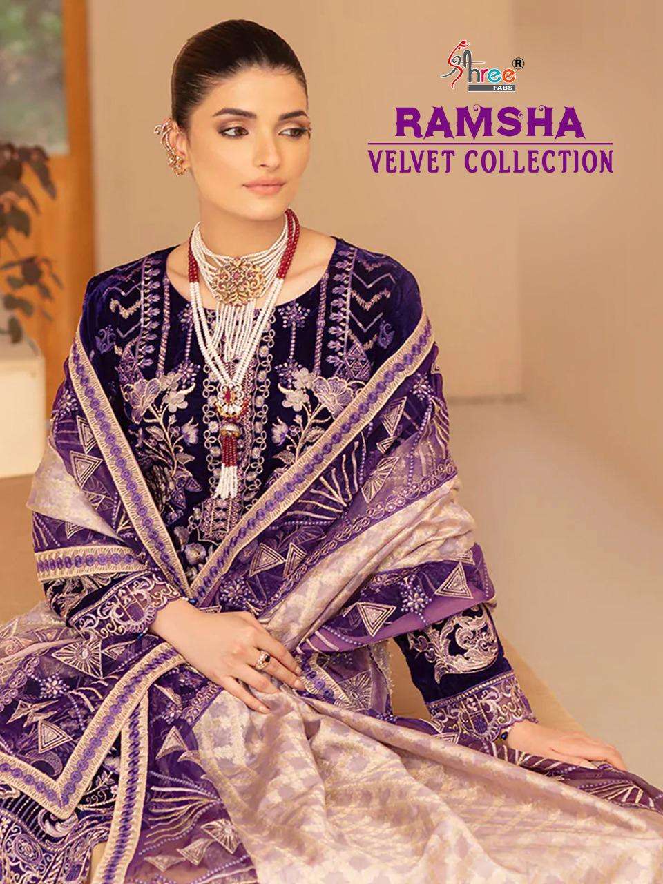 SHREE FABS RAMSHA VELVET COLLECTION