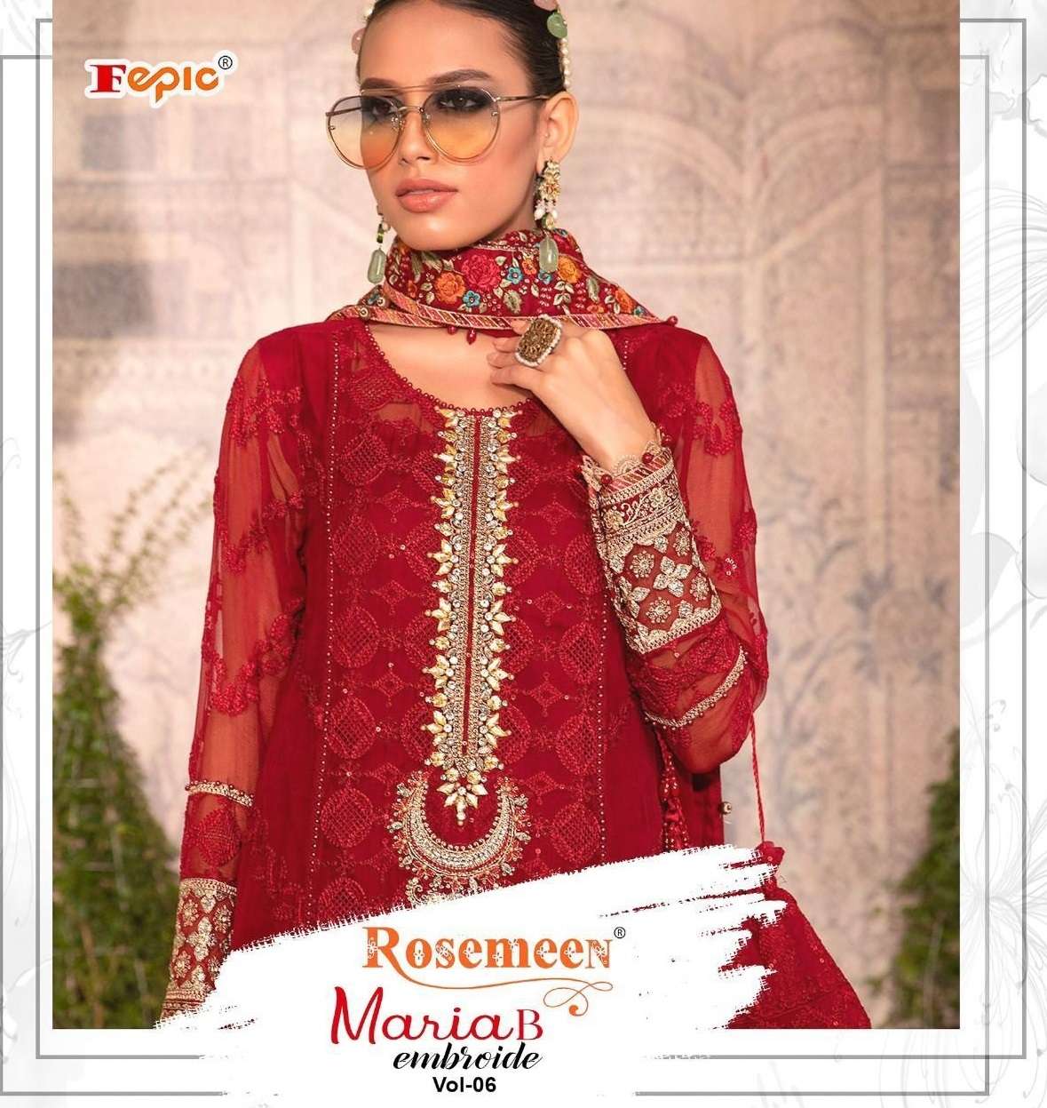 FEPIC ROSEMEEN MARIA B EMBROIDE VOL 6 