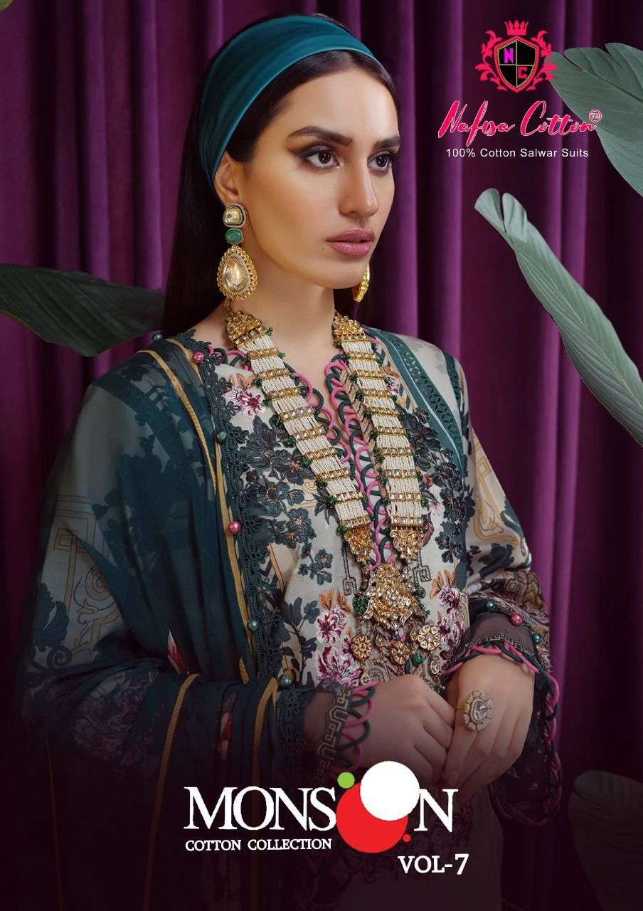 NAFISA COTTON MONSOON COTTON COLLECTION VOL 7