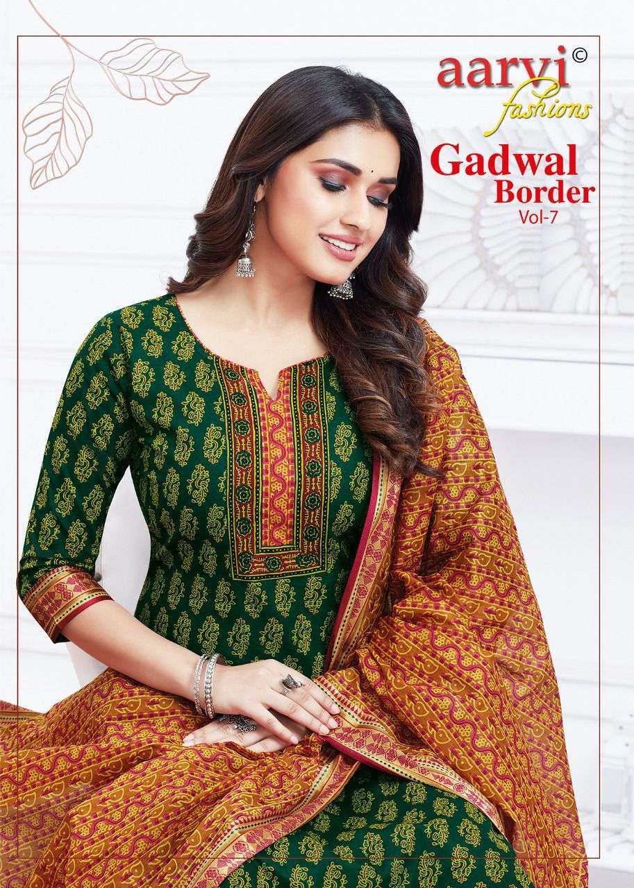 AARVI FASHION GADHWAL BORDER VOL 7