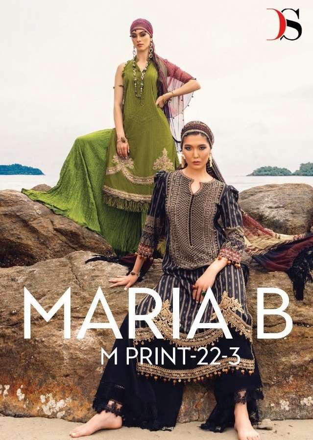 DEEPSY SUITS MARIA B MPRINT LAWN 22 VOL 3 PASHMINA
