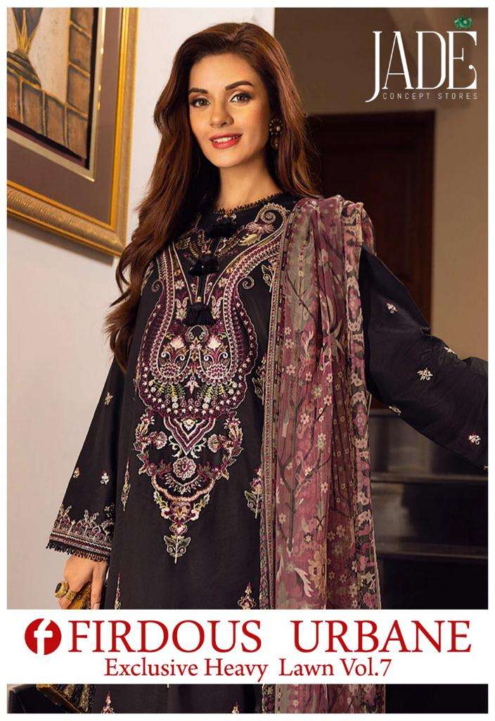 JADE FIRDOUS URBANE EXCLUSIVE HEAVY LAWN COLLECTION VOL 7