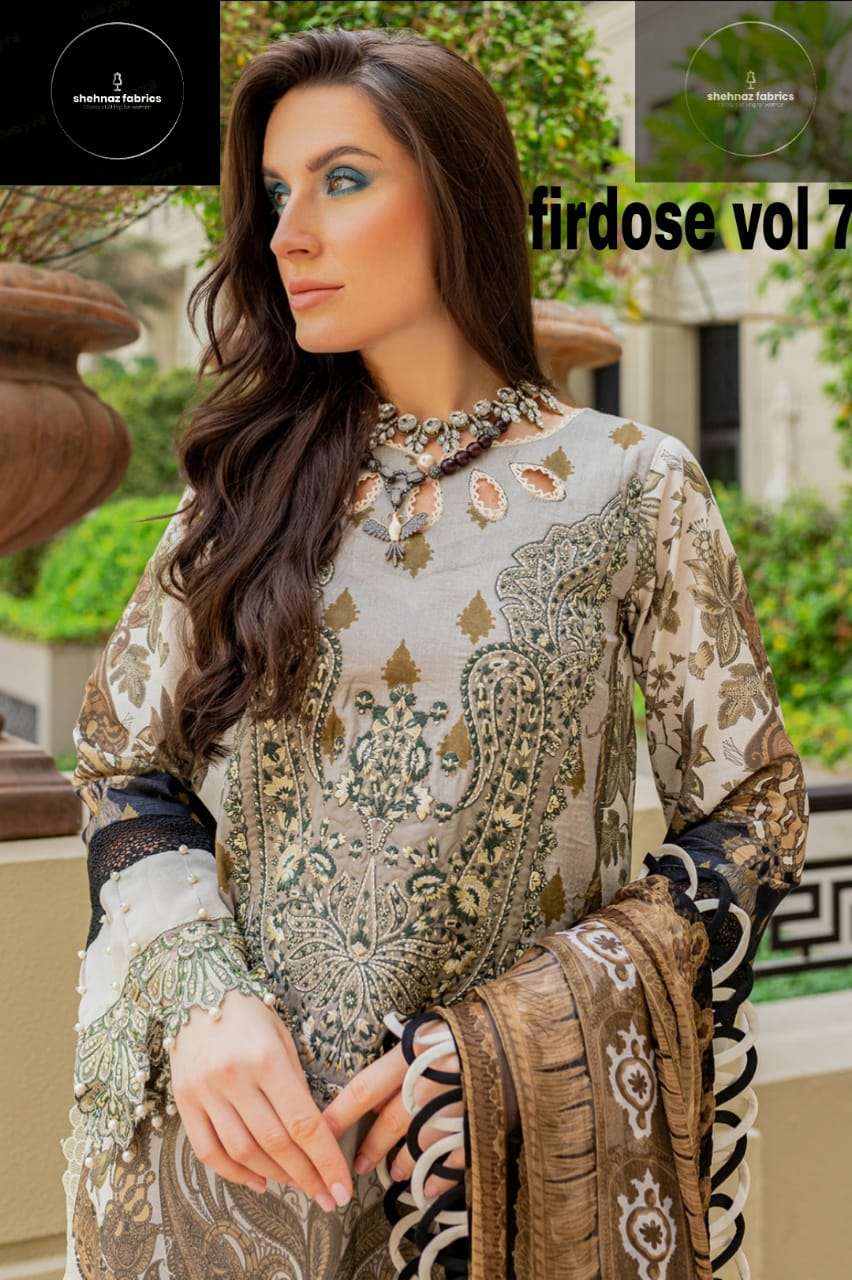 SHEHNAZ FABRICS FIRDOSE VOL 7