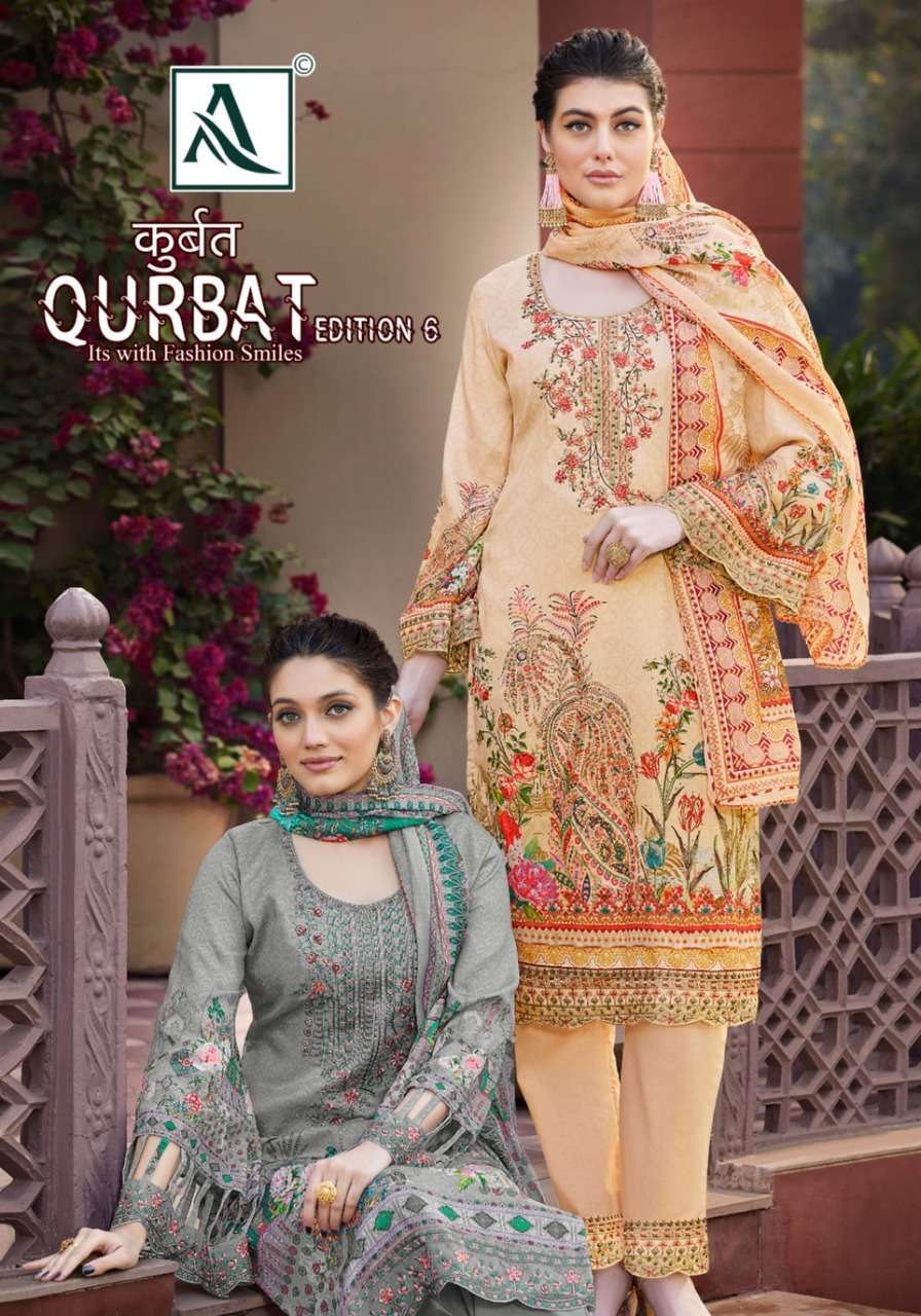 ALOK SUITS QURBAT VOL 6
