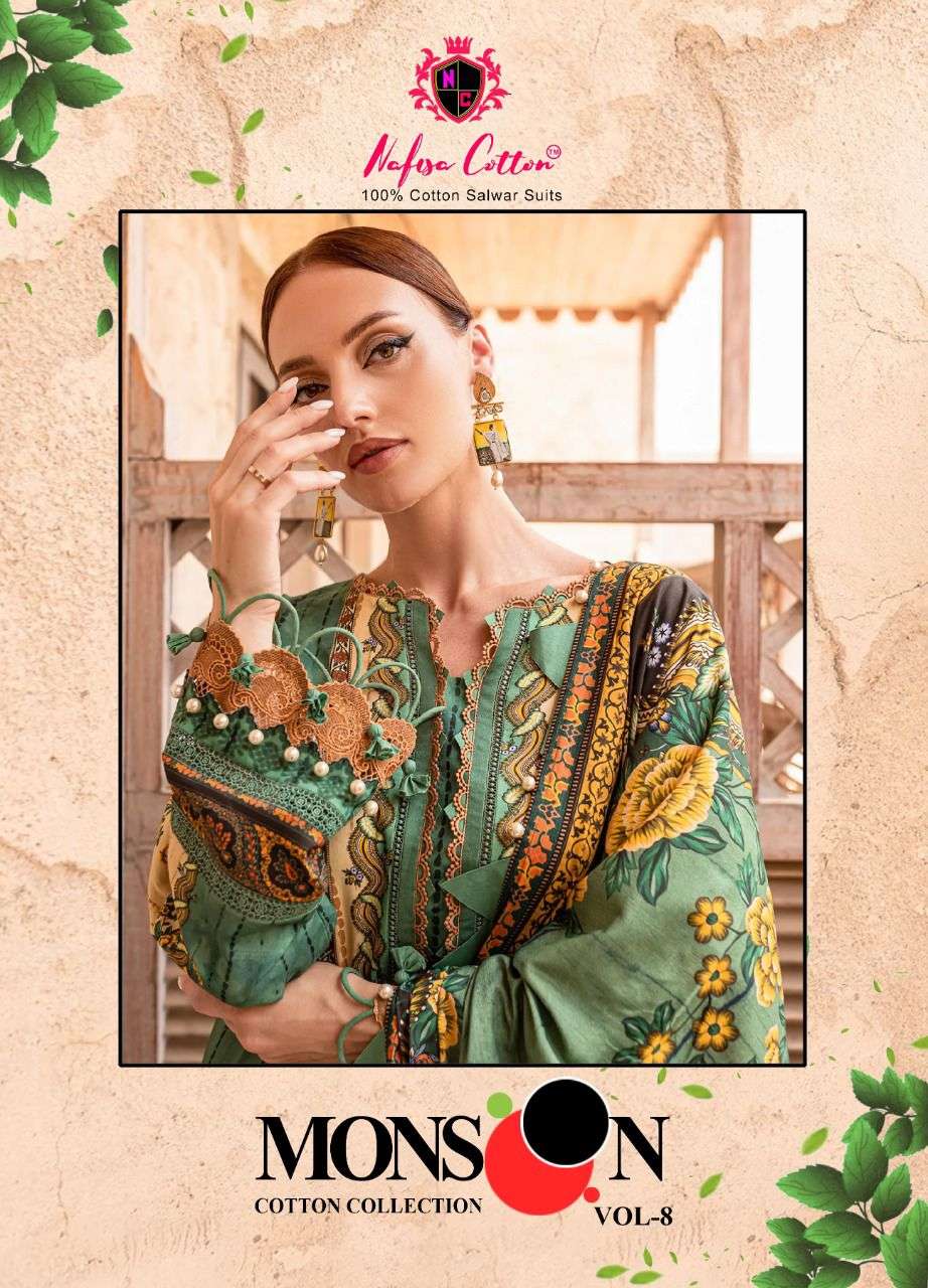NAFISA COTTON MONSOON COTTON COLLECTION VOL 8