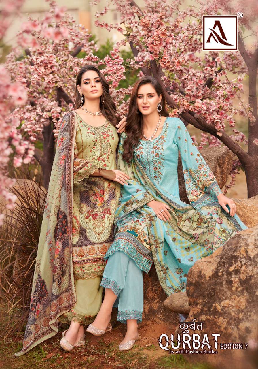 ALOK SUITS QURBAT VOL 7