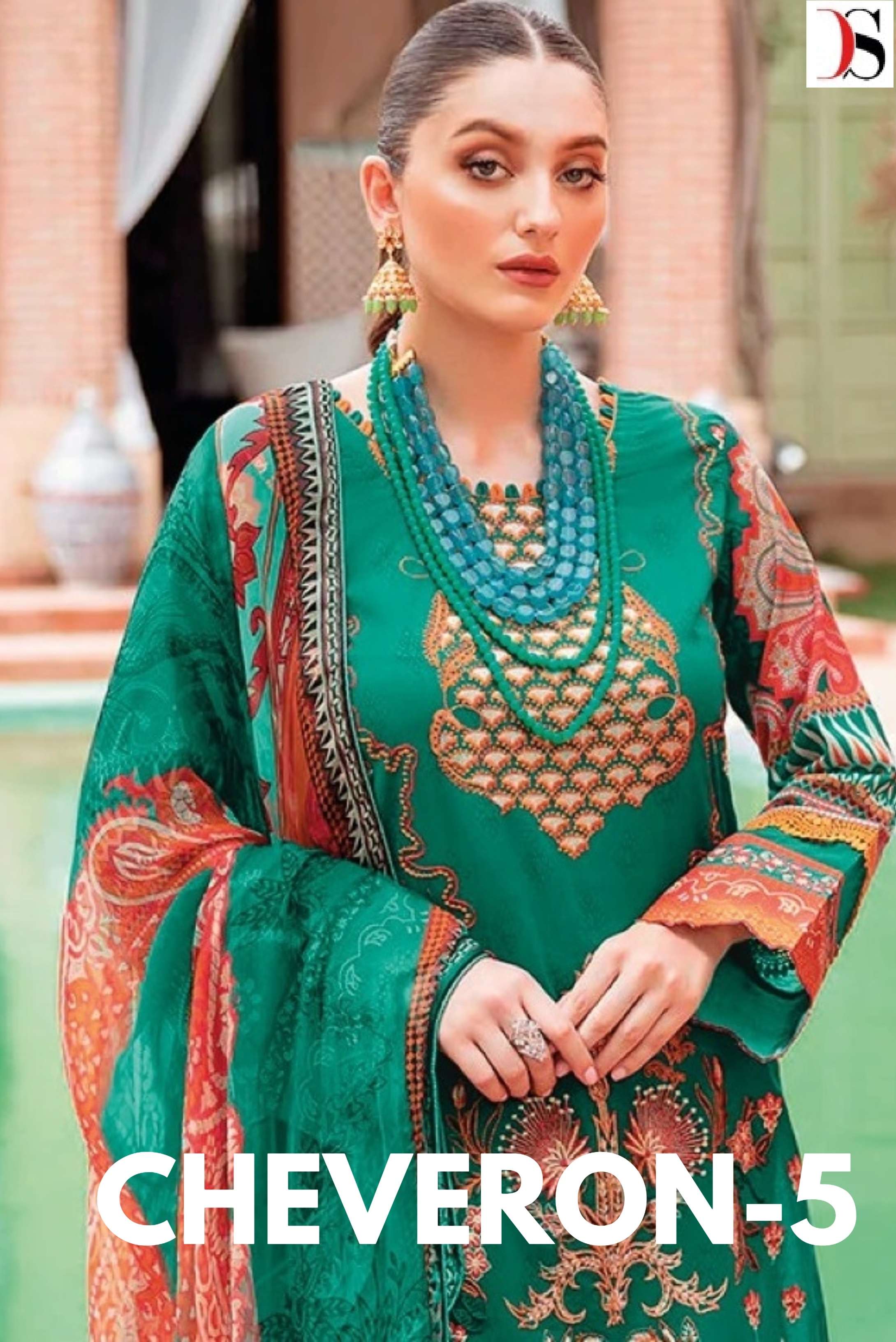 DEEPSY SUITS CHEVERON LAWN VOL 5