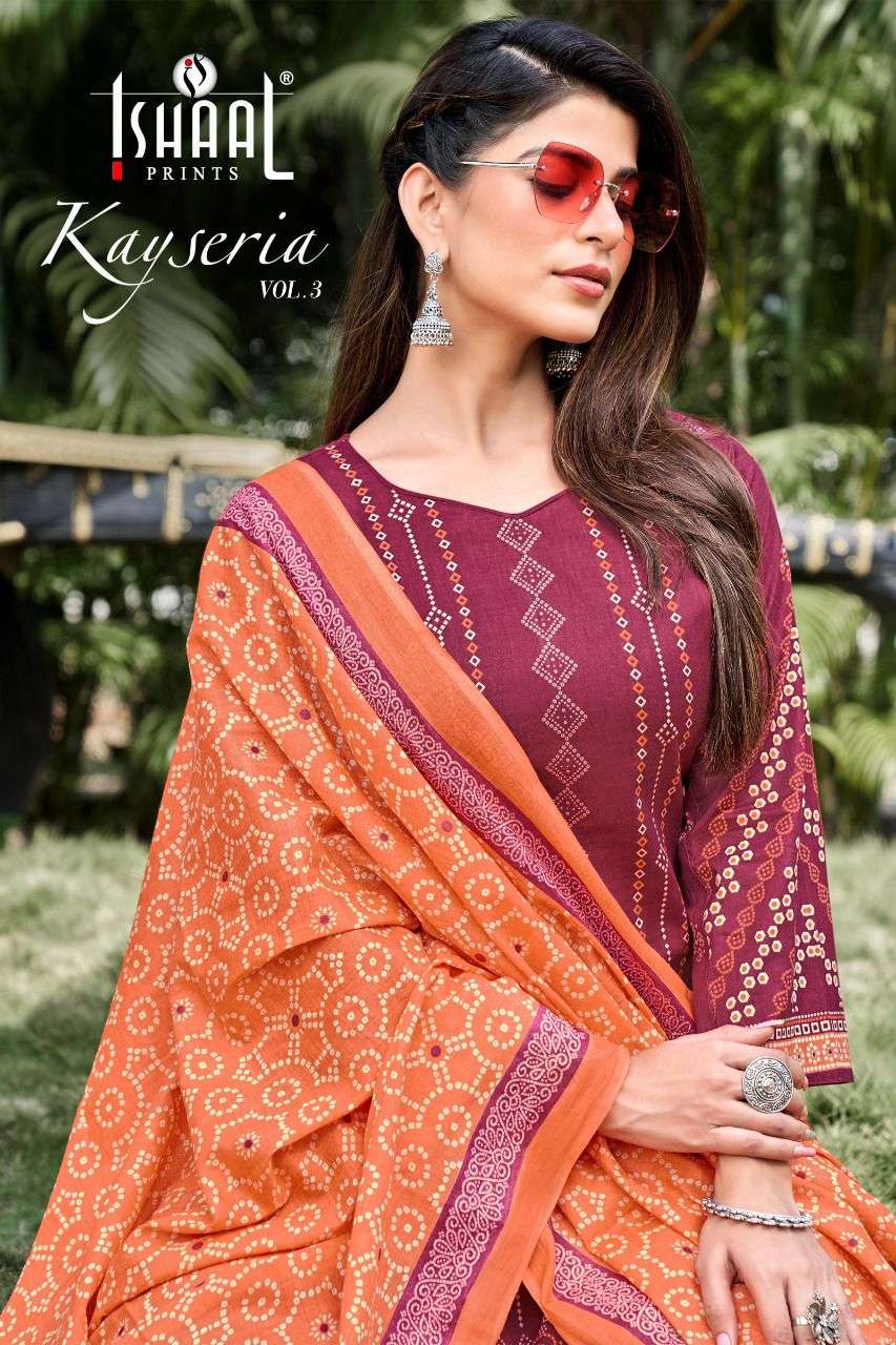 ISHAAL PRINTS KESARIYA VOL 3 