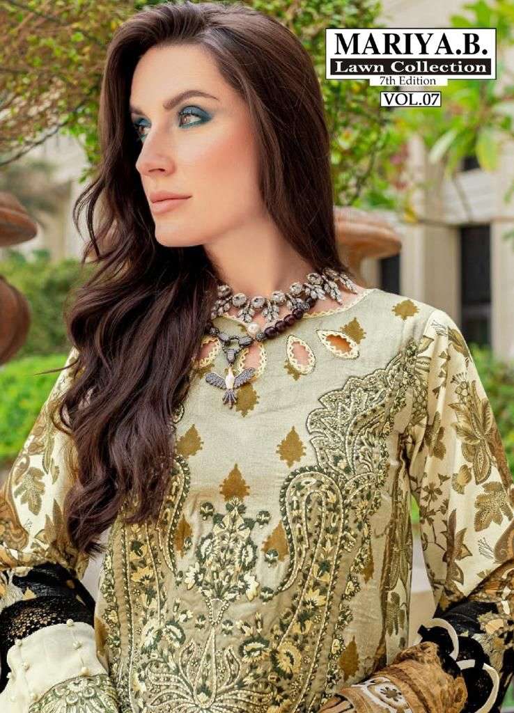 TAWAKKAL FABRICS MARIYA B LAWN COLLECTION VOL 7 