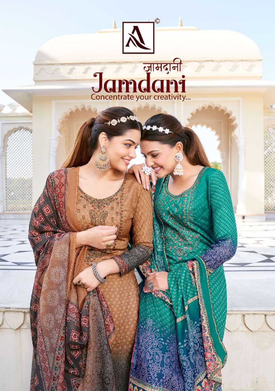ALOK SUITS JAMDANI