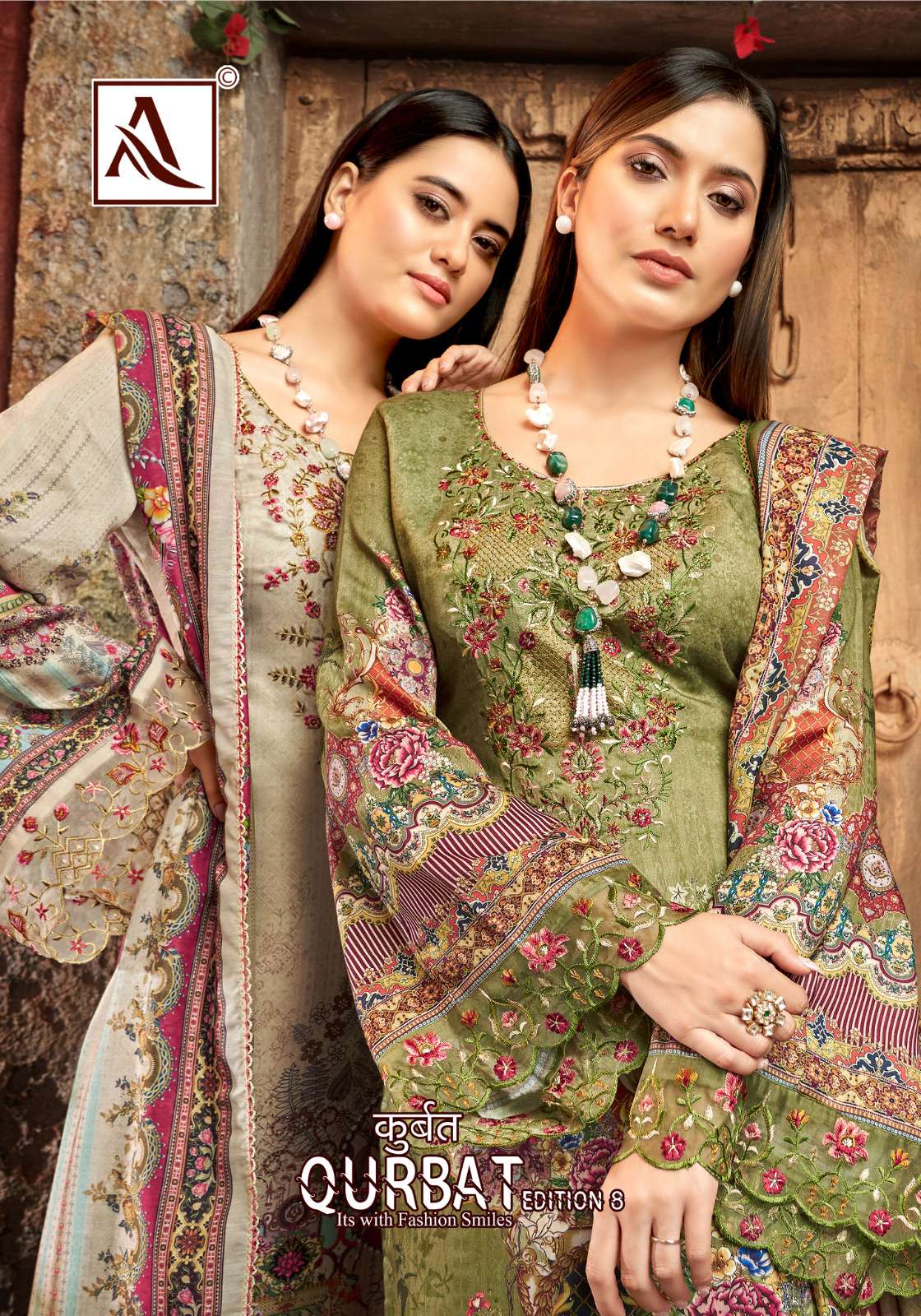ALOK SUITS QURBAT VOL 8 
