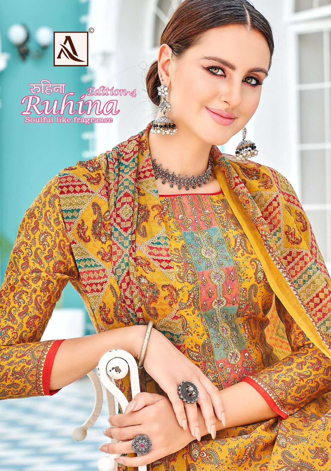 ALOK SUITS RUHINA VOL 4 