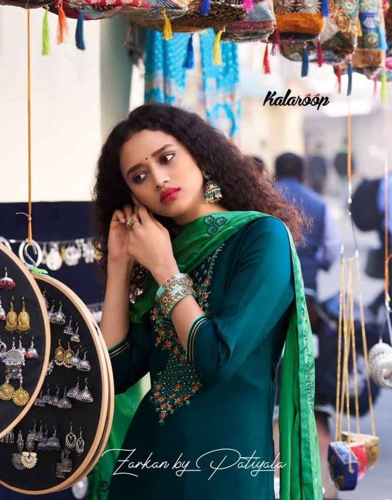 KALAROOP KAJREE FASHION ZARKAN BY PATIYALA