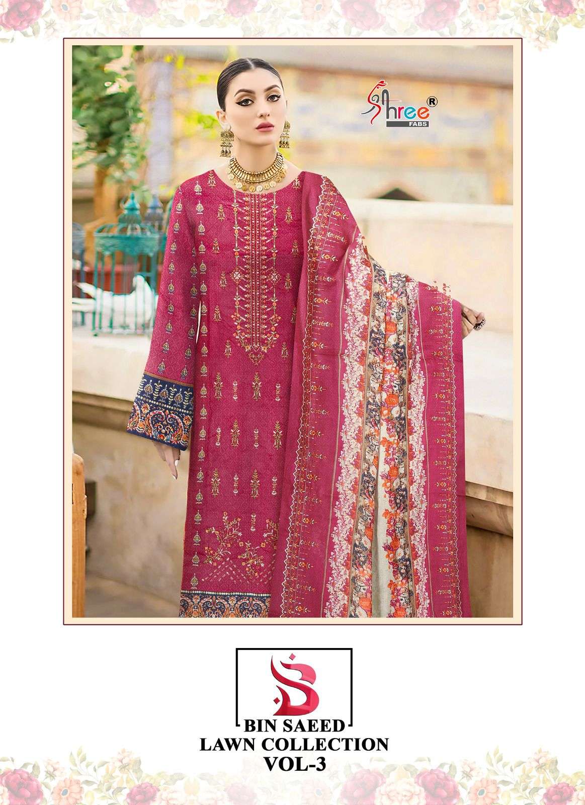SHREE FABS BIN SAEED LAWN COLLECTION VOL 3 