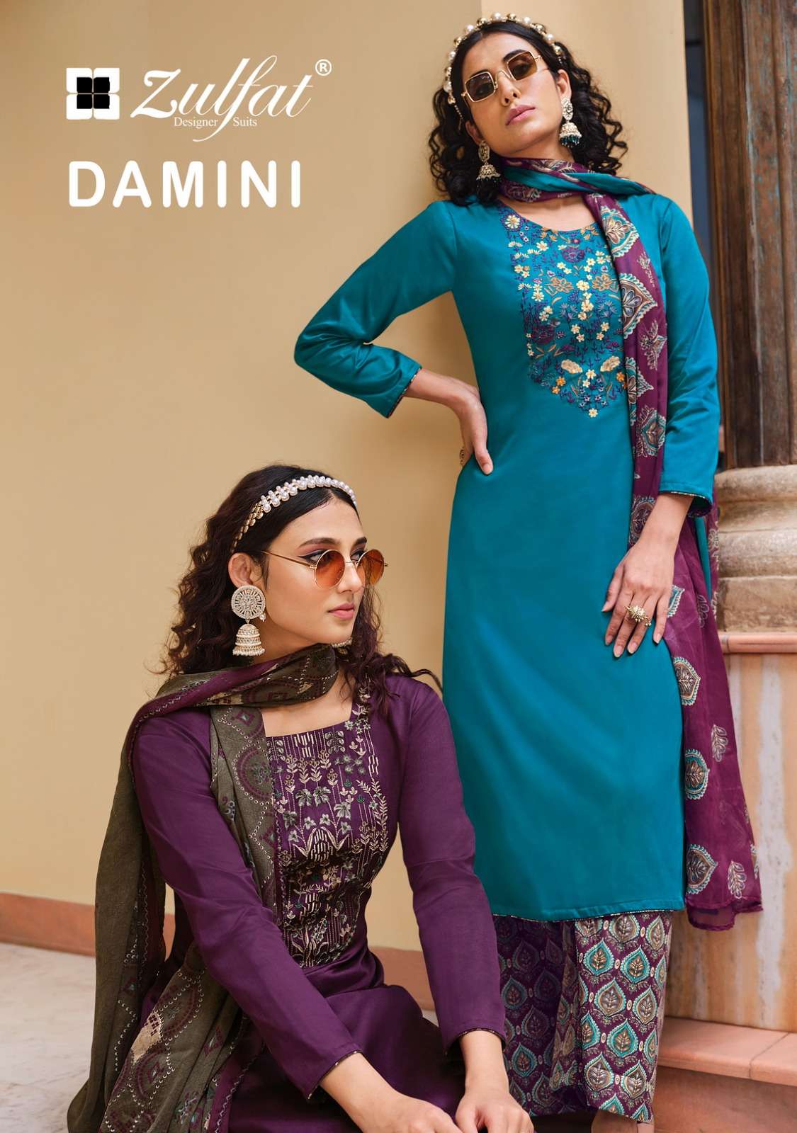 ZULFAT DESIGNER SUITS DAMINI