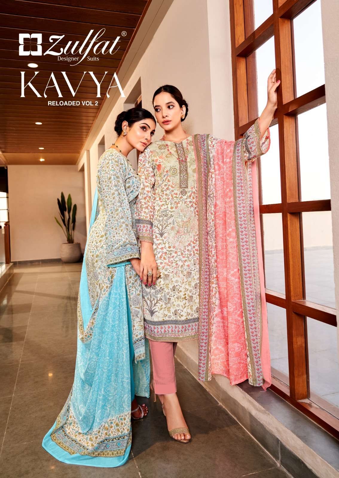 ZULFAT DESIGNER SUITS KAVYA VOL 2