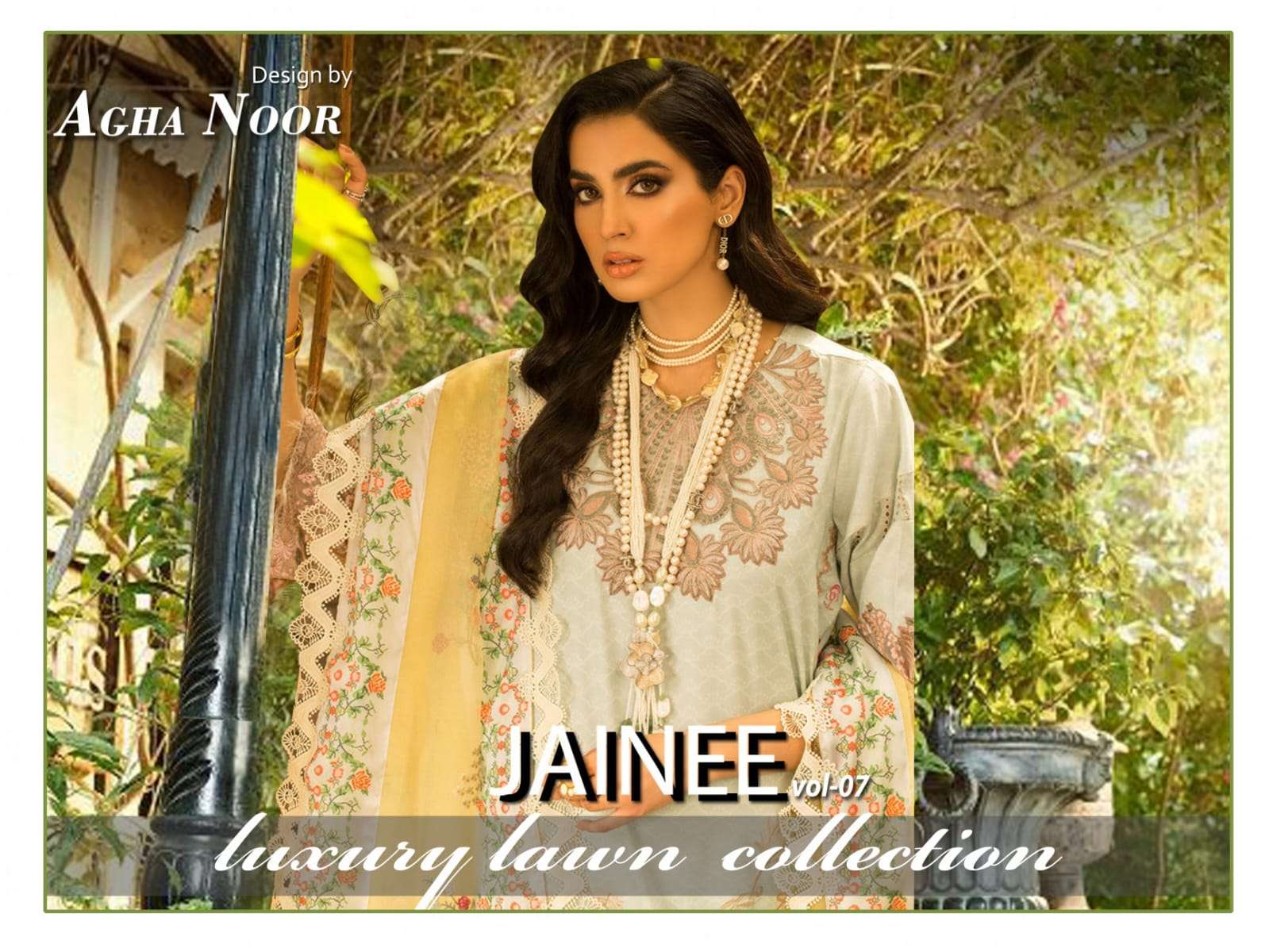 AGHA NOOR JAINEE VOL 7 LUXURY LAWN COLLECTION