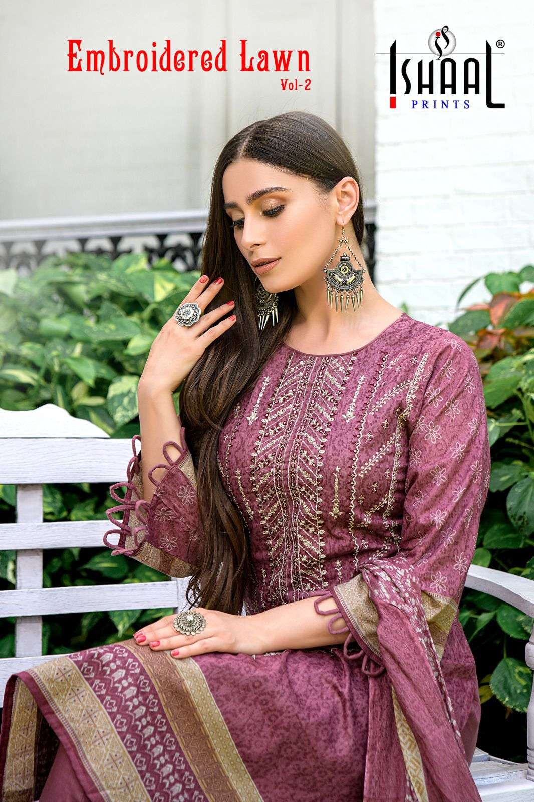 ISHAAL PRINTS EMBROIDERED LAWN VOL 2