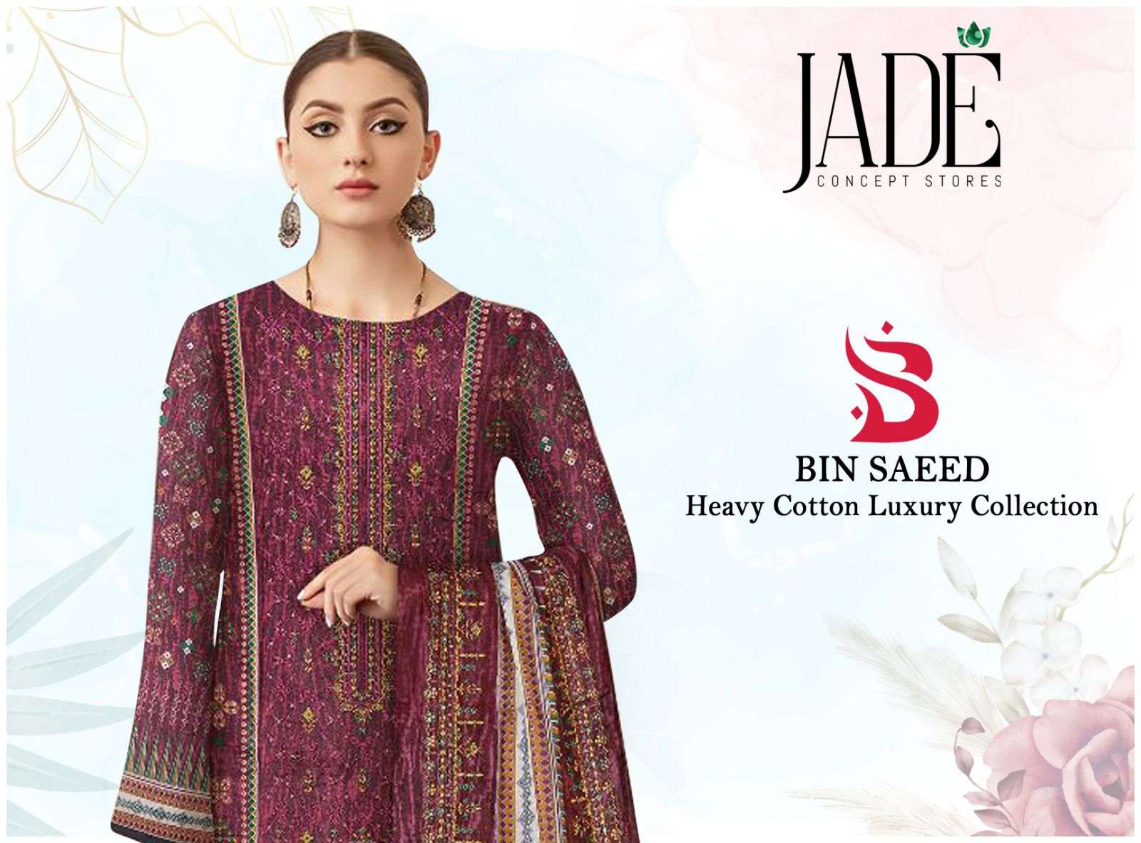 JADE BIN SAEED HEAVY COTTON LUXURY COLLECTION