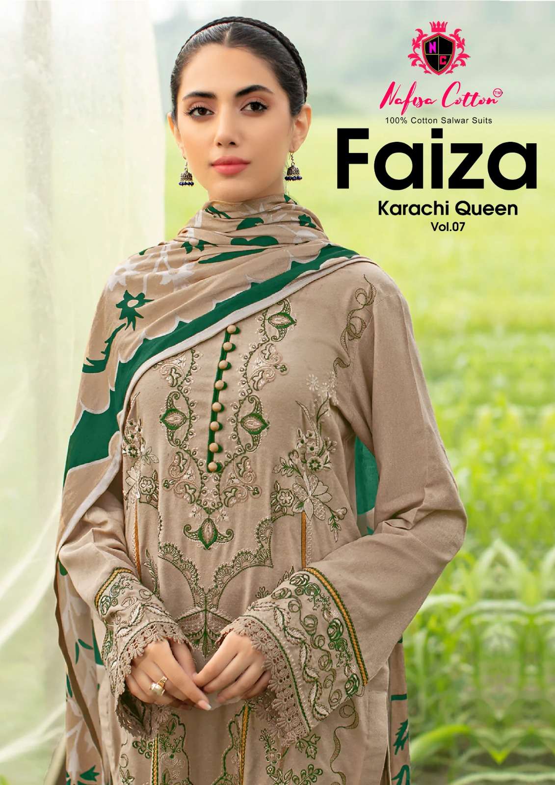 NAFISA COTTON FAIZA KARACHI QUEEN VOL 07 