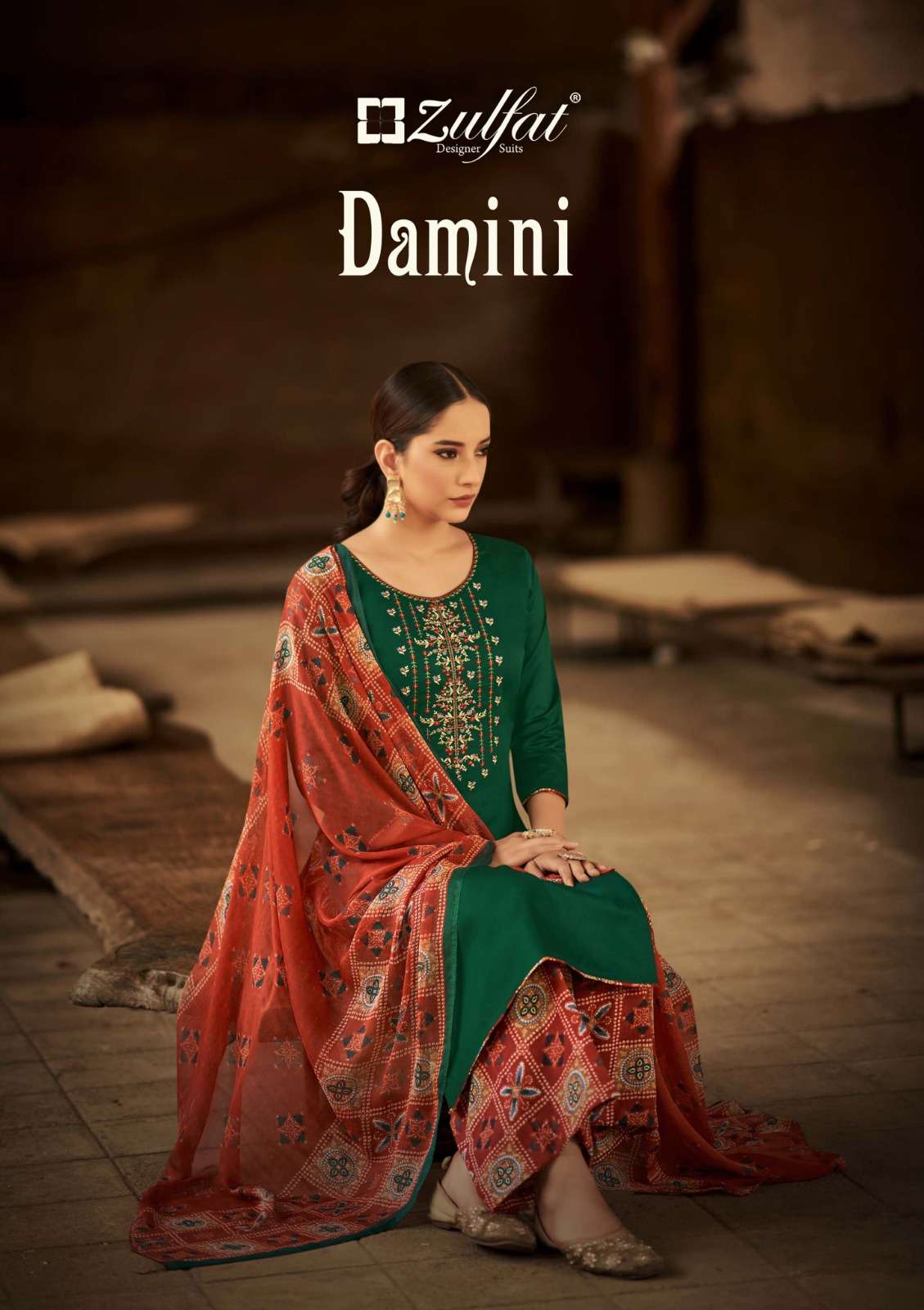 ZULFAT DESIGNER SUITS DAMINI VOL 2