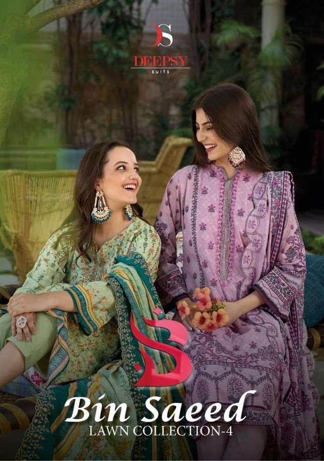 DEEPSY SUITS BIN SAEED LAWN COLLECTION VOL 4