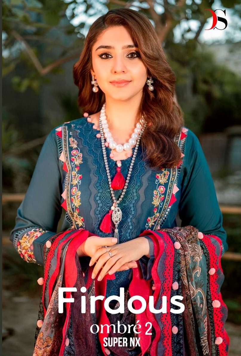 DEEPSY SUITS FIRDOUS OMBRE EMBROIDERED VOL 2 SUPER NX 