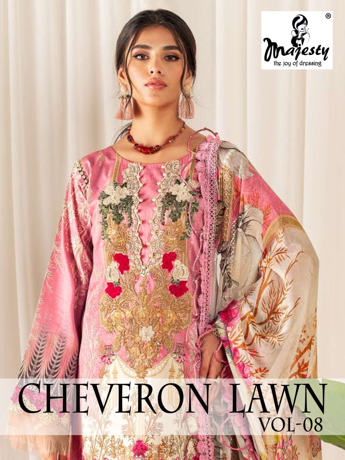 MAJESTY CHEVERON LAWN VOL 8