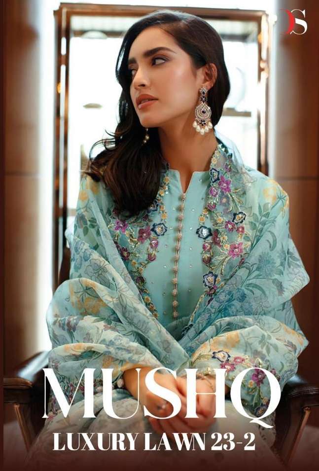 DEEPSY SUITS MUSHQ LUXURY LAWN 23 VOL 2