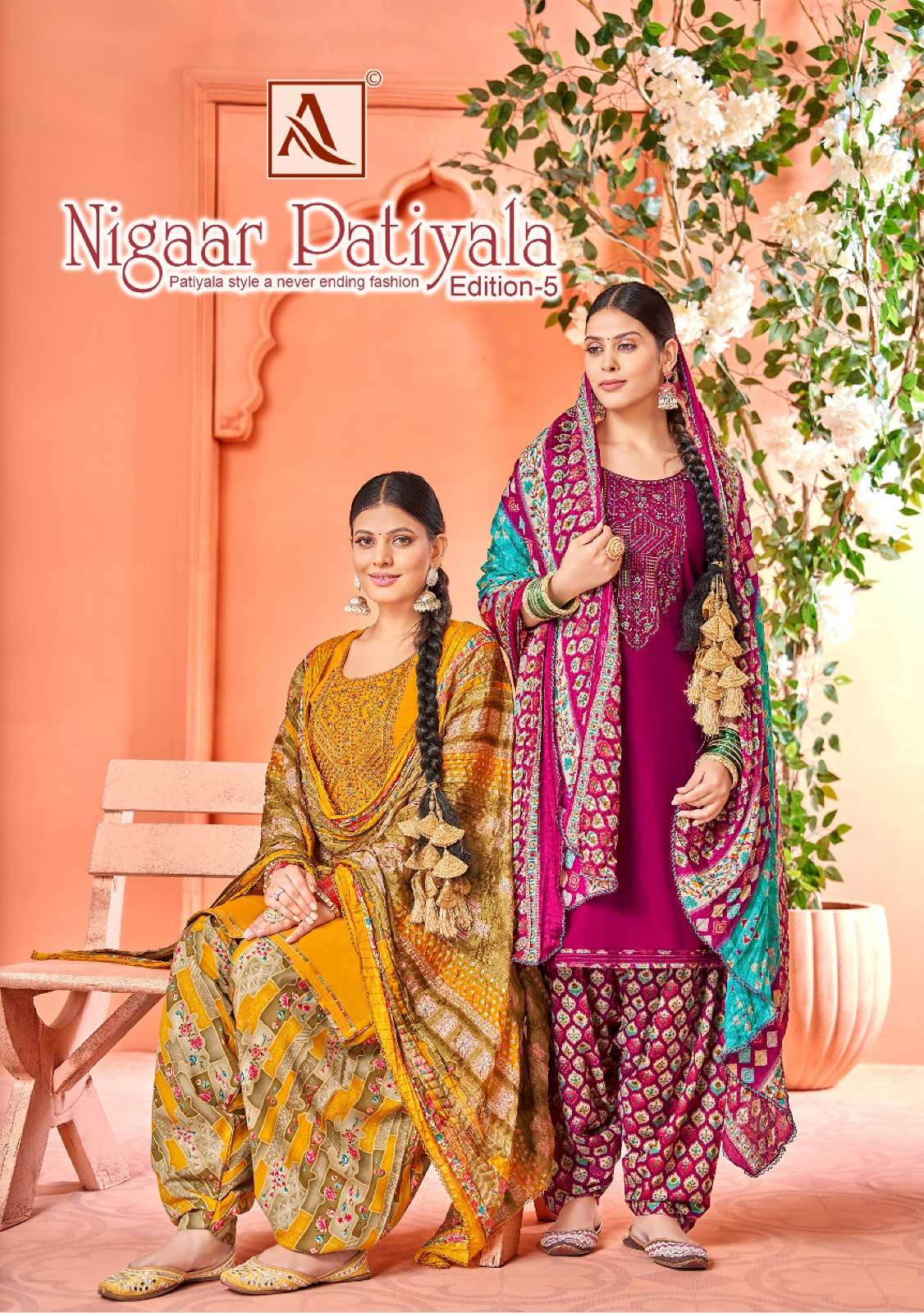 ALOK SUITS NIGAAR PATIYALA EDITION VOL 5 