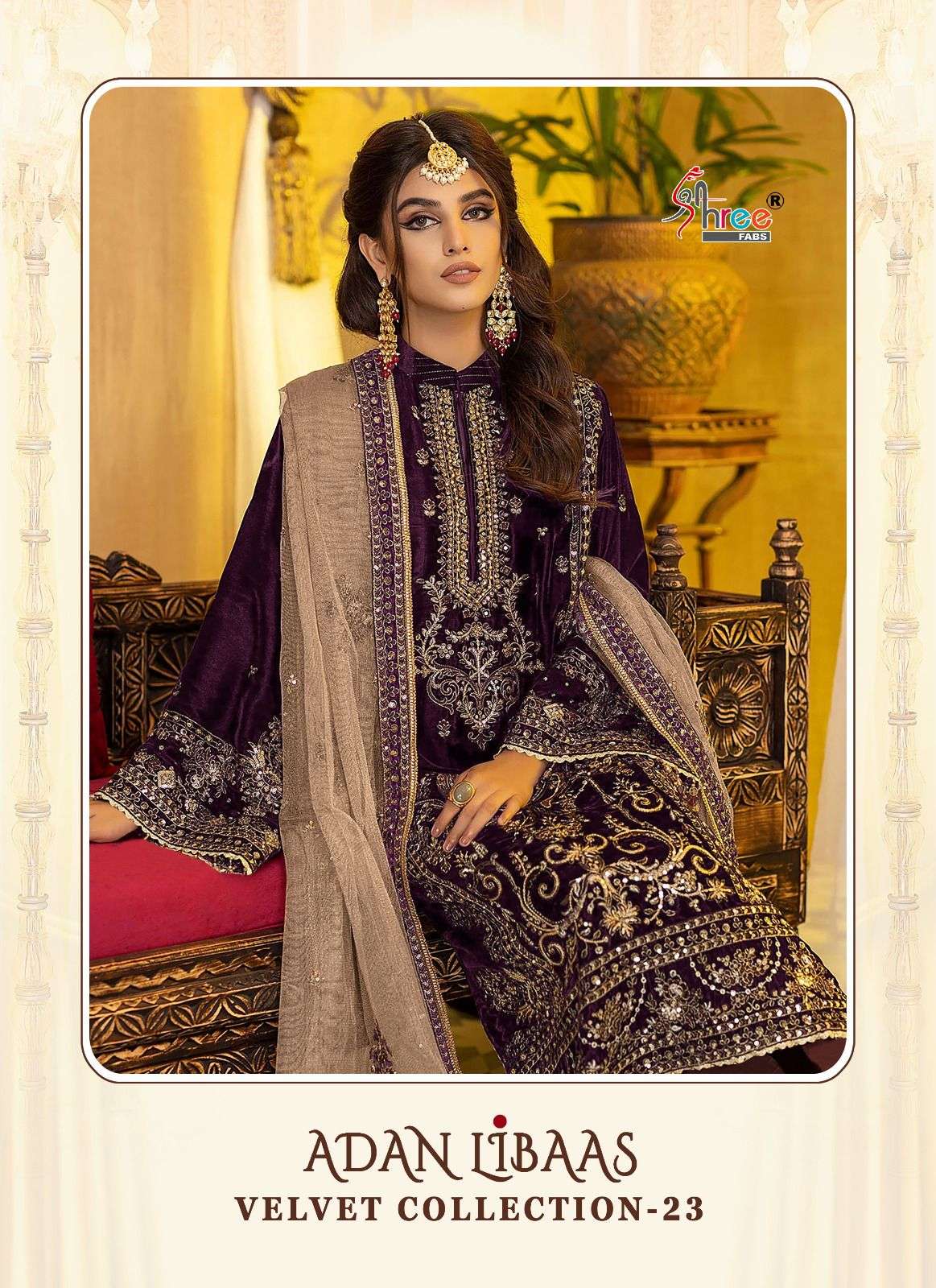 SHREE FABS ADAN LIBAAS VELVET COLLECTION 23