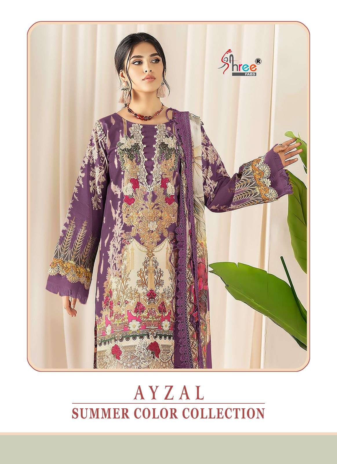 SHREE FABS AYZAL SUMMER COLLECTION D NO 3150