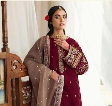 SHREE FABS MARIA B VELVET EDITION 23