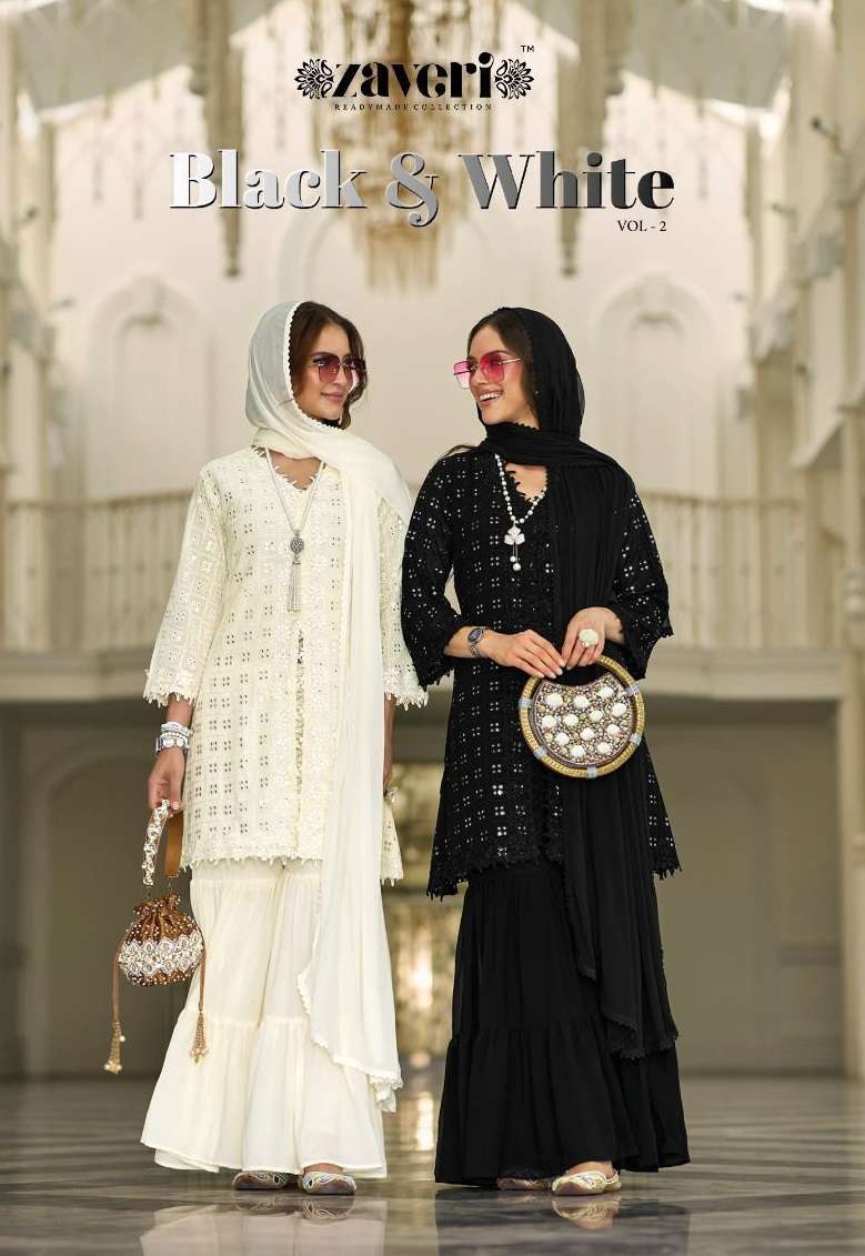 ZAVERI WOMAN BEAUTY BLACK & WHITE VOL 2