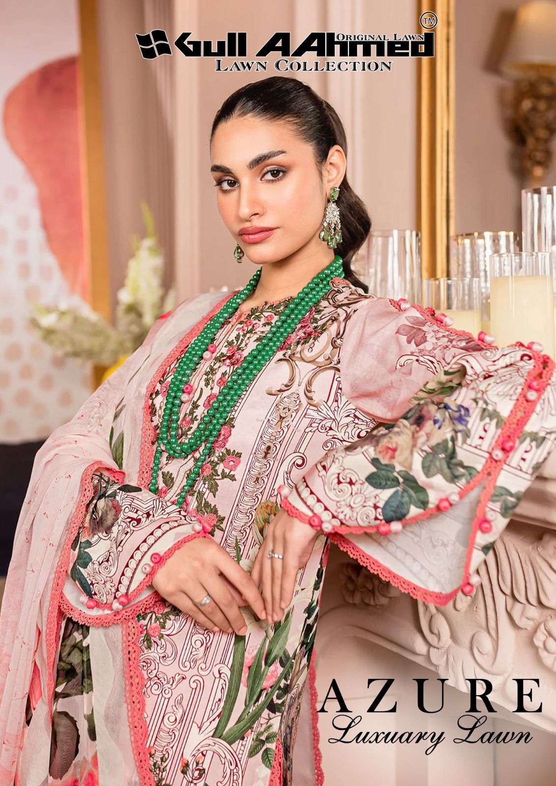GULL AAHMED AZURE  LUXURY LAWN COLLECTION 