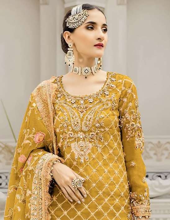 SHREE FABS K 1845 B MUSTARD