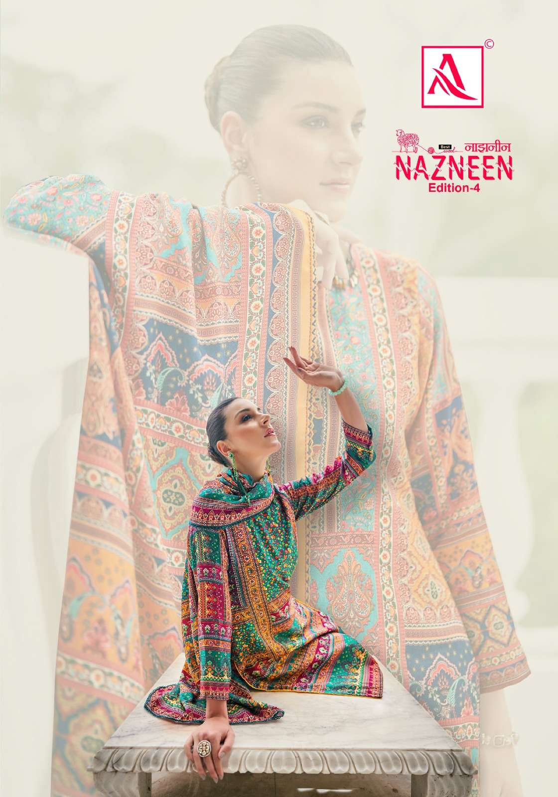 ALOK SUITS NAZNEEN VOL 4