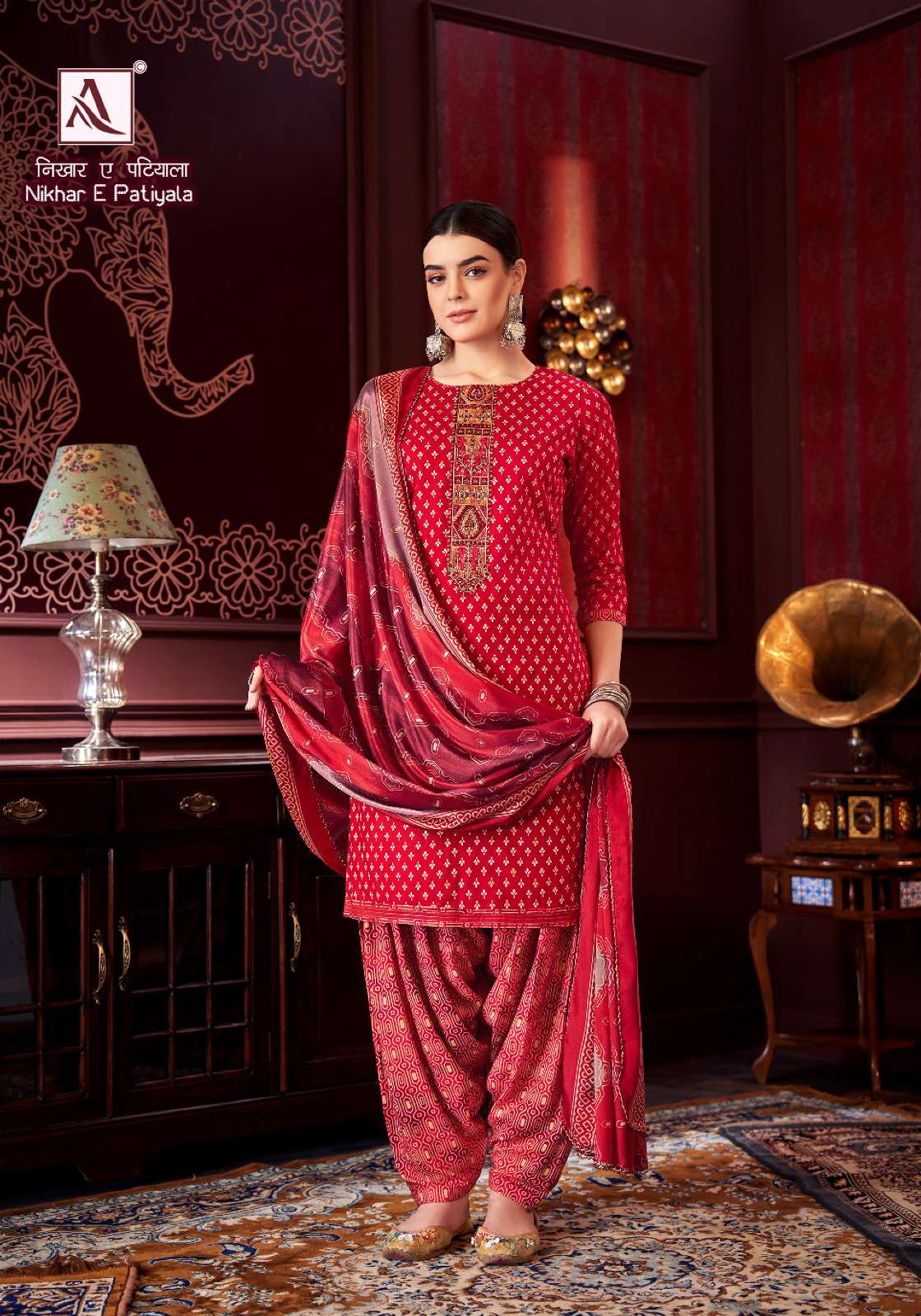 ALOK SUITS NIKHAR E PATIYALA