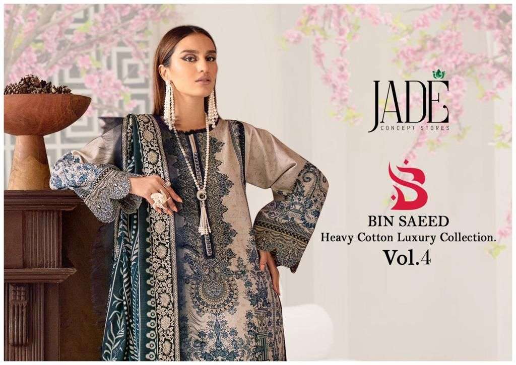 JADE BIN SAEED HEAVY COTTON LUXURY COLLECTION VOL 4 