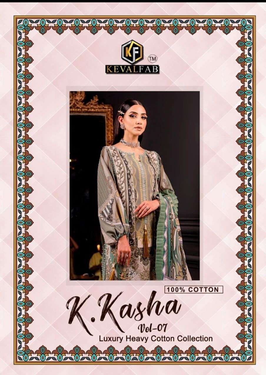 KEVAL FAB K KASHA VOL 7 READY MADE COLLECTION